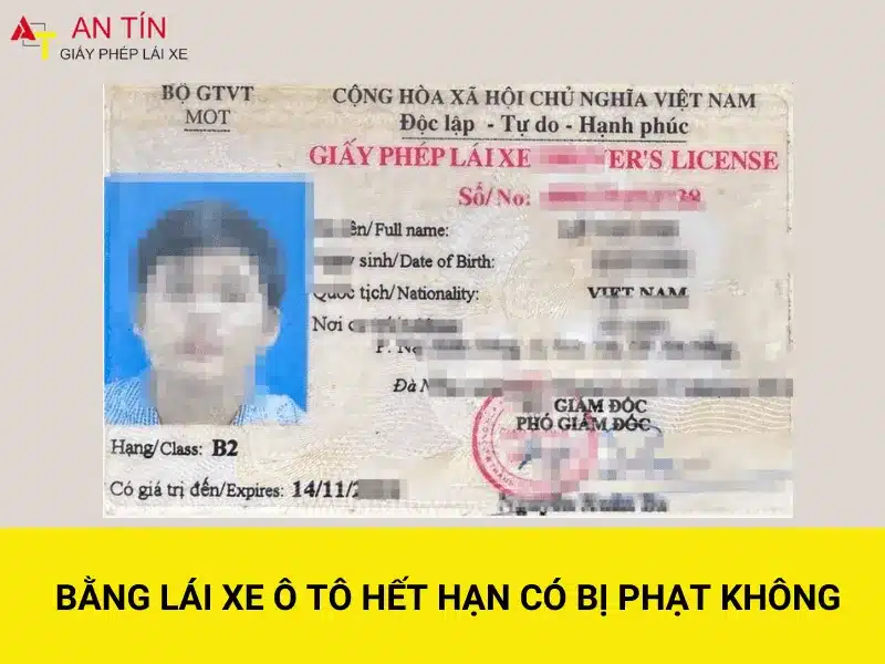 Đổi bằng lái xe ô tô hết hạn 6